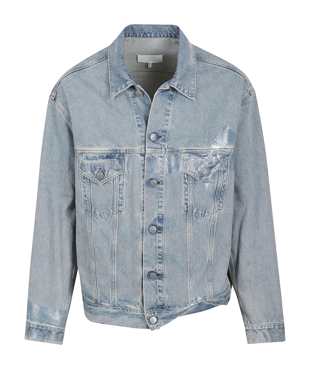 MAISON MARGIELA Голубая хлопковая куртка, фото 1