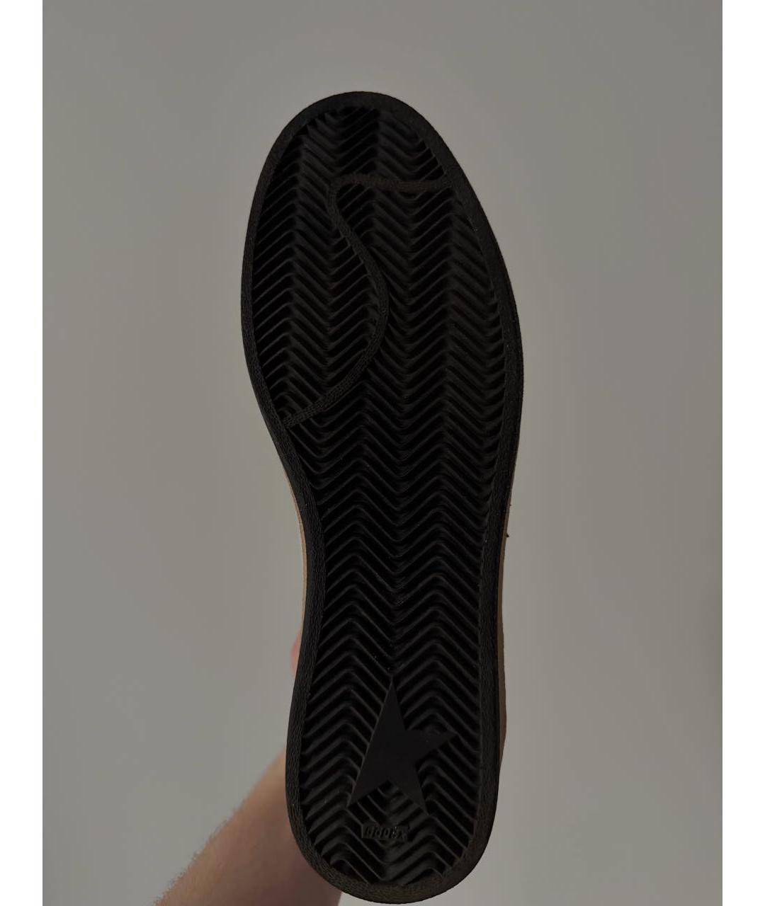 GOLDEN GOOSE DELUXE BRAND Белые кожаные высокие кроссовки / кеды, фото 5