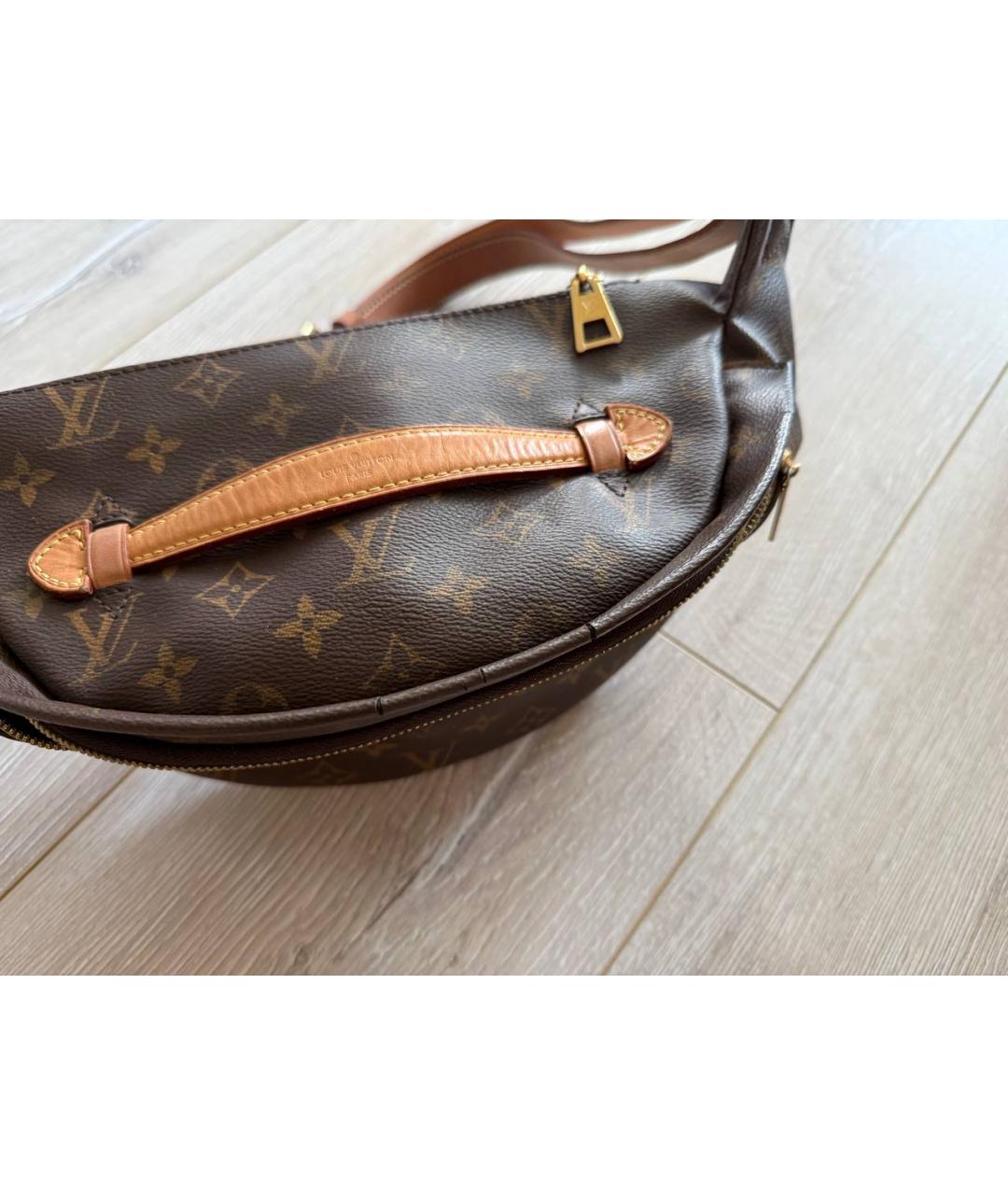 LOUIS VUITTON Коричневая поясная сумка, фото 5