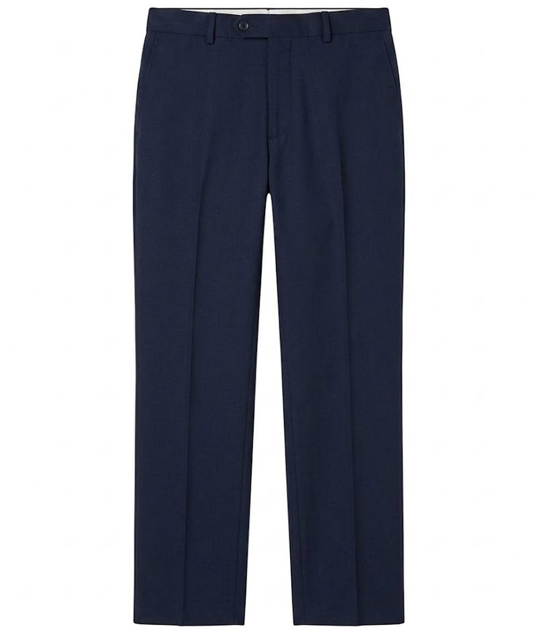 LOUIS VUITTON Черные хлопковые классические брюки, фото 1