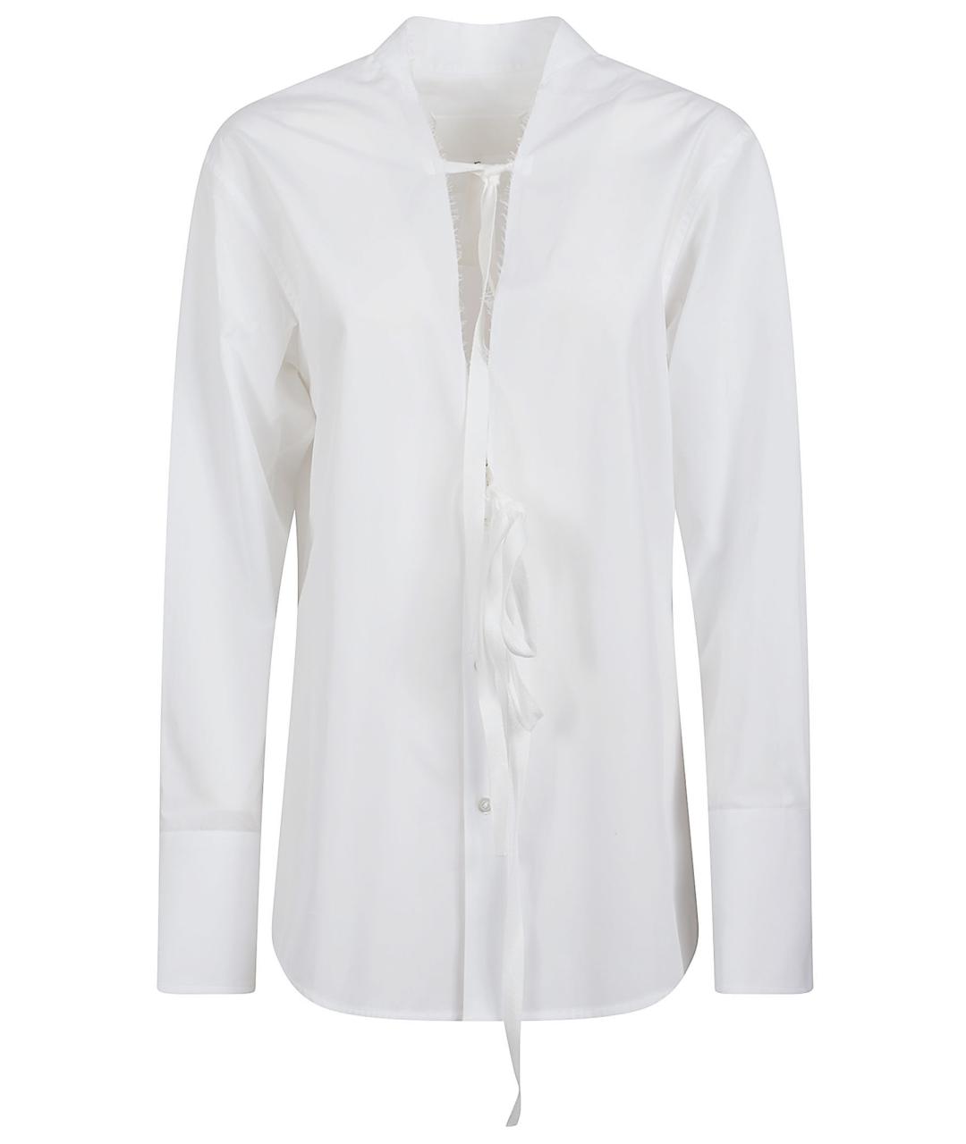 MAISON MARGIELA Белая хлопковая рубашка, фото 1