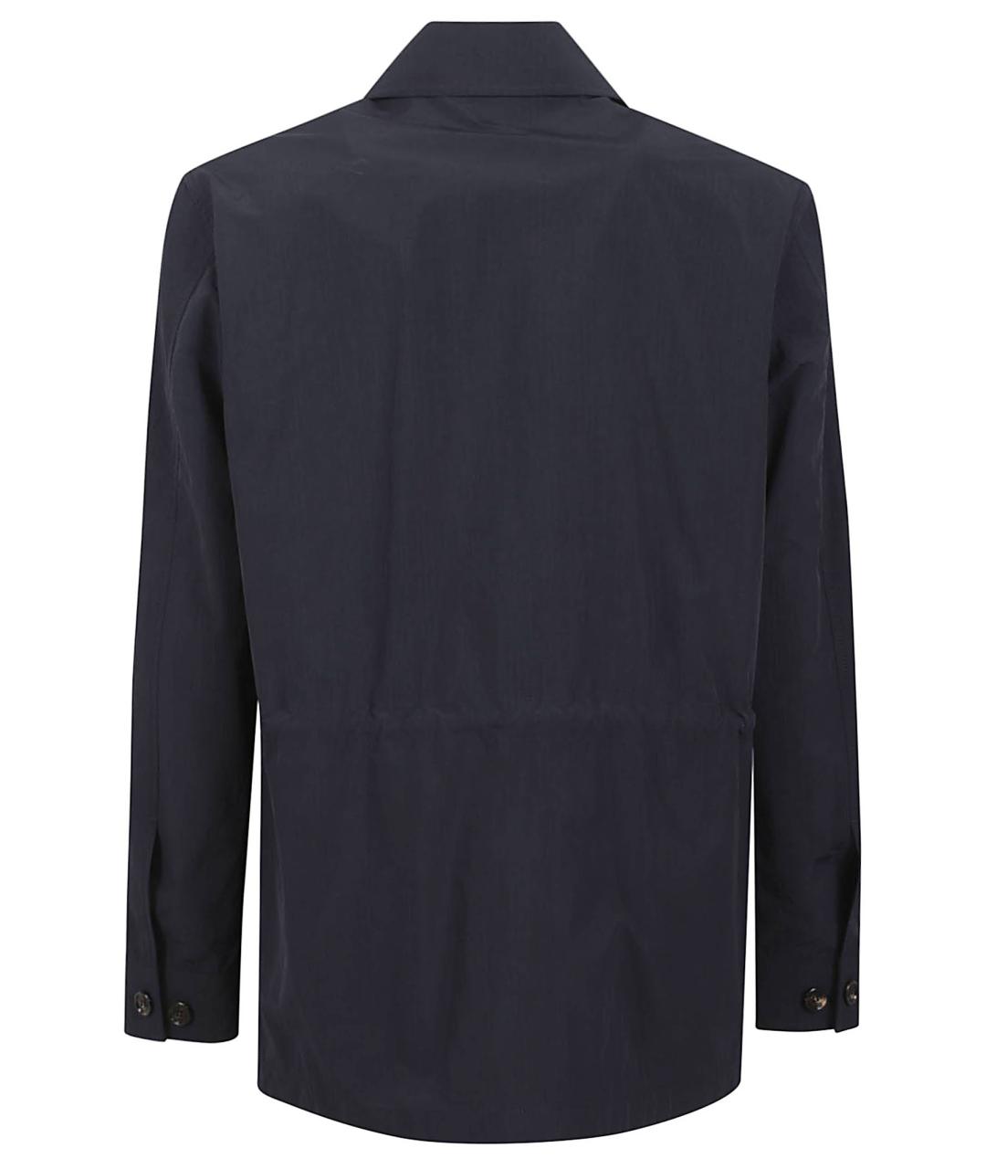 BURBERRY Темно-синяя полиамидовая куртка, фото 3