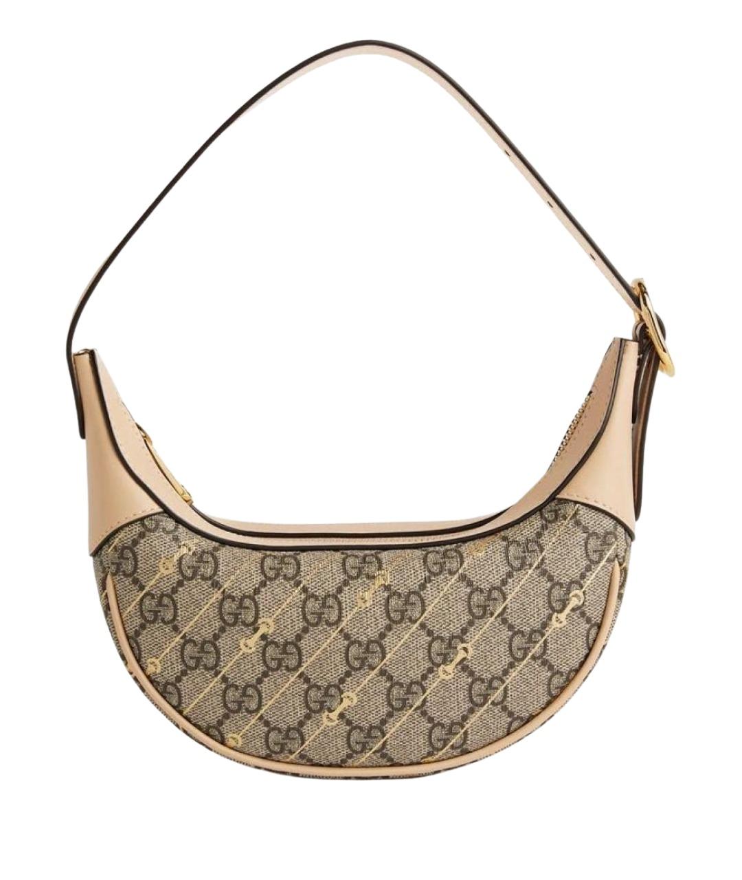 GUCCI Бежевая сумка с короткими ручками, фото 1