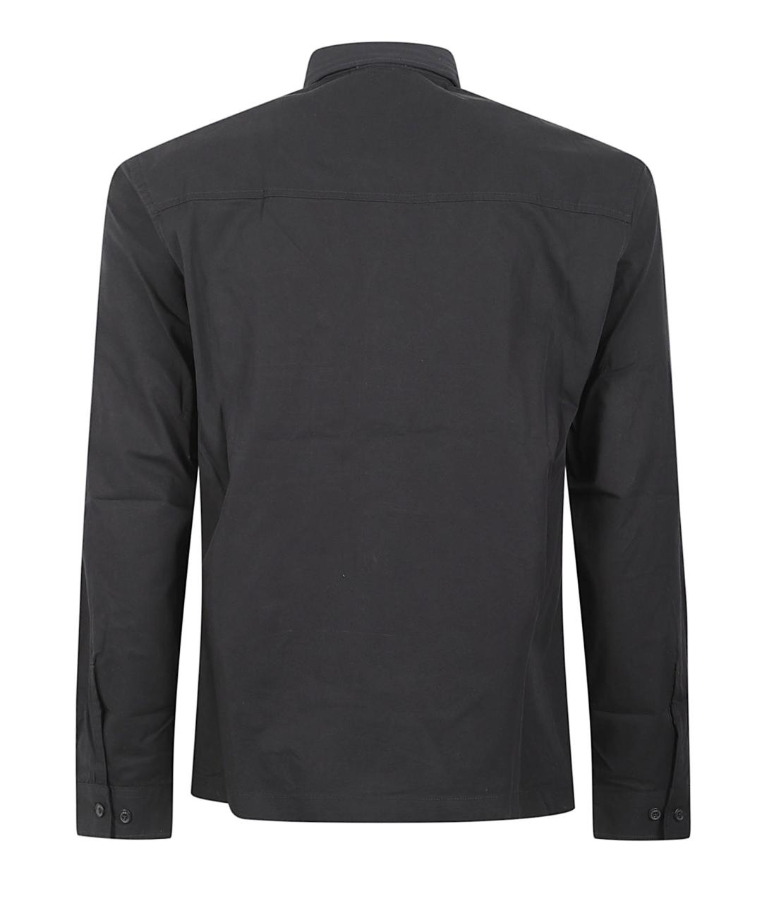 CP COMPANY Черная хлопковая кэжуал рубашка, фото 3