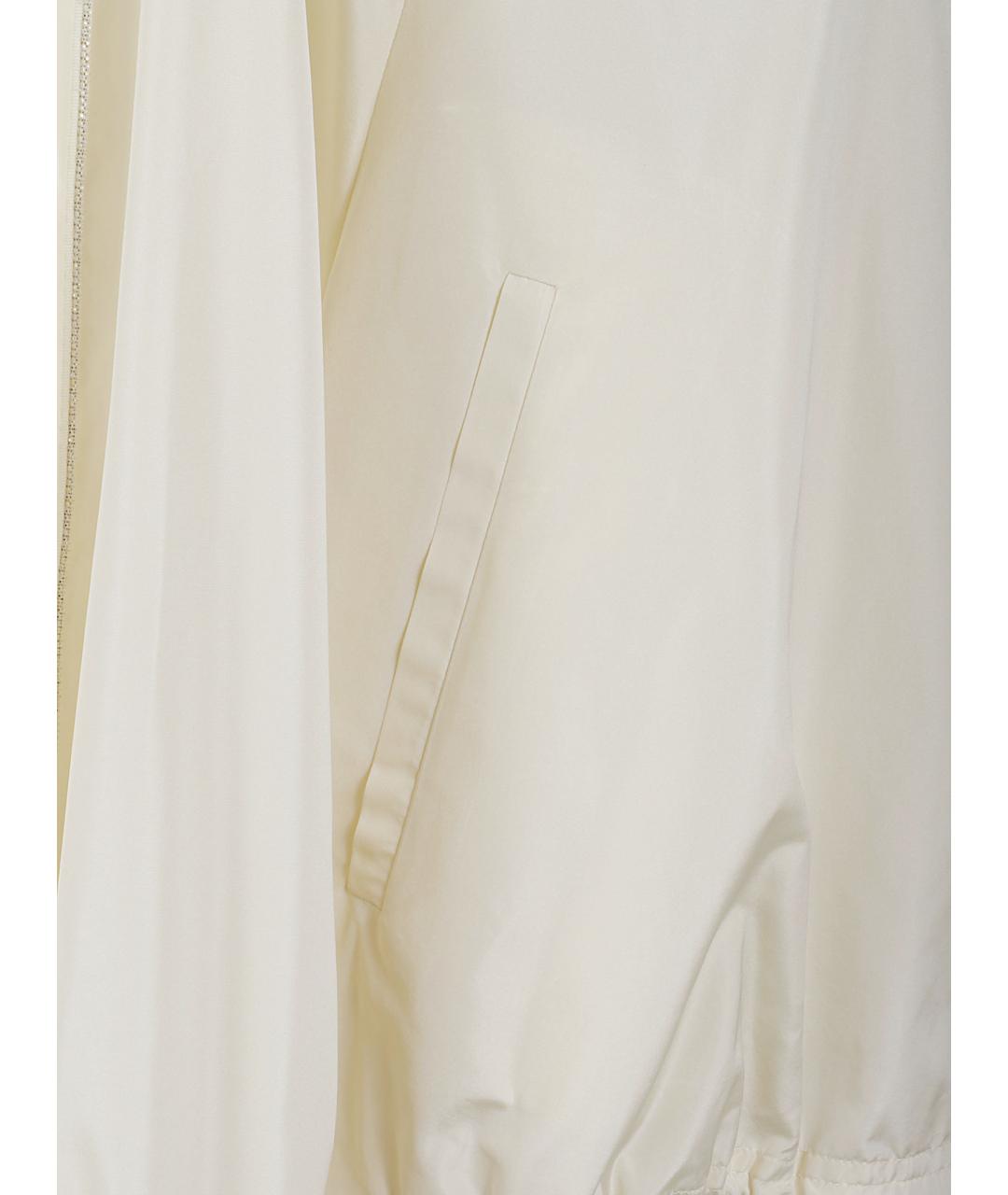 FABIANA FILIPPI Белая полиэстеровая куртка, фото 2