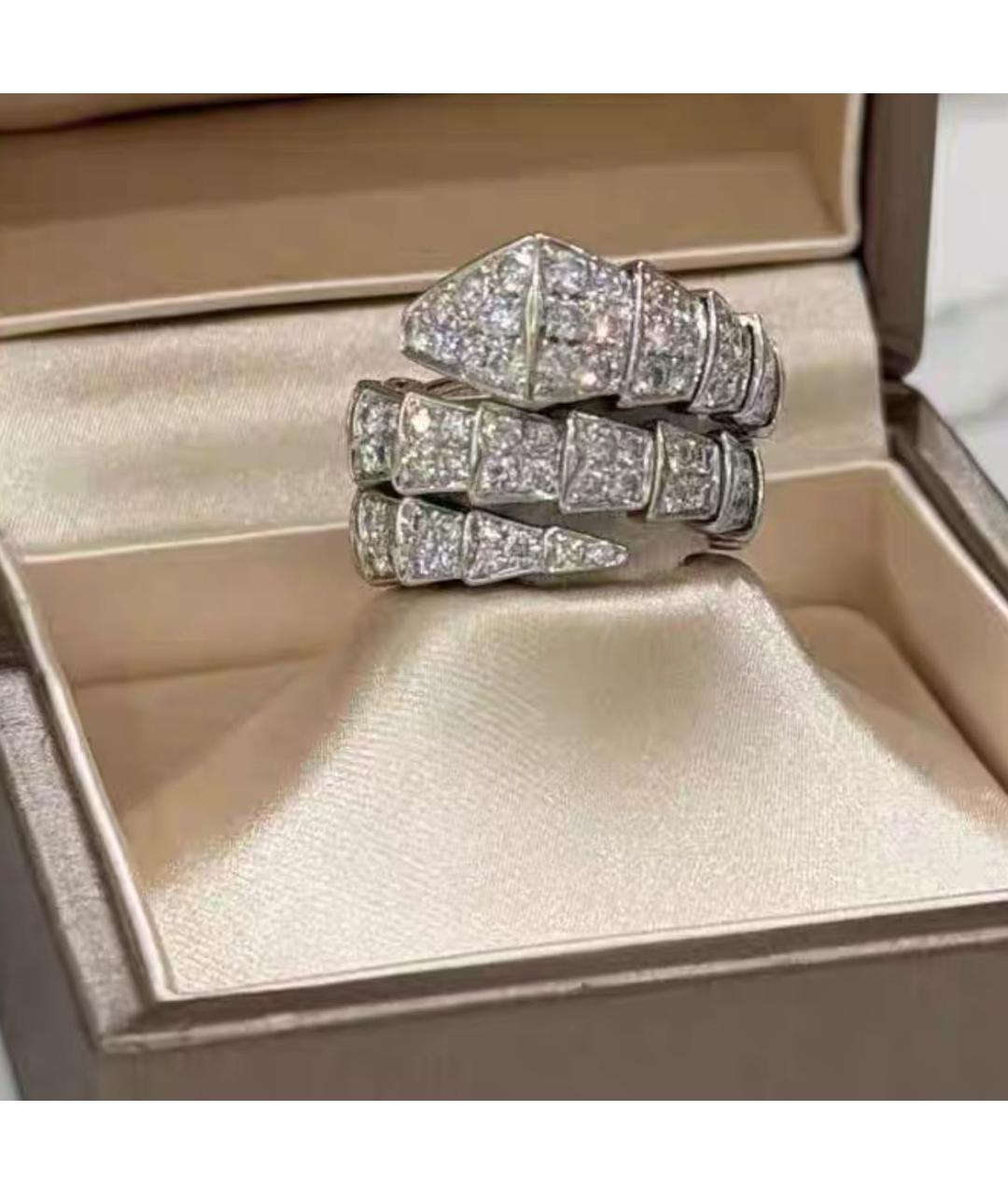 BVLGARI Серебряное кольцо из белого золота, фото 2