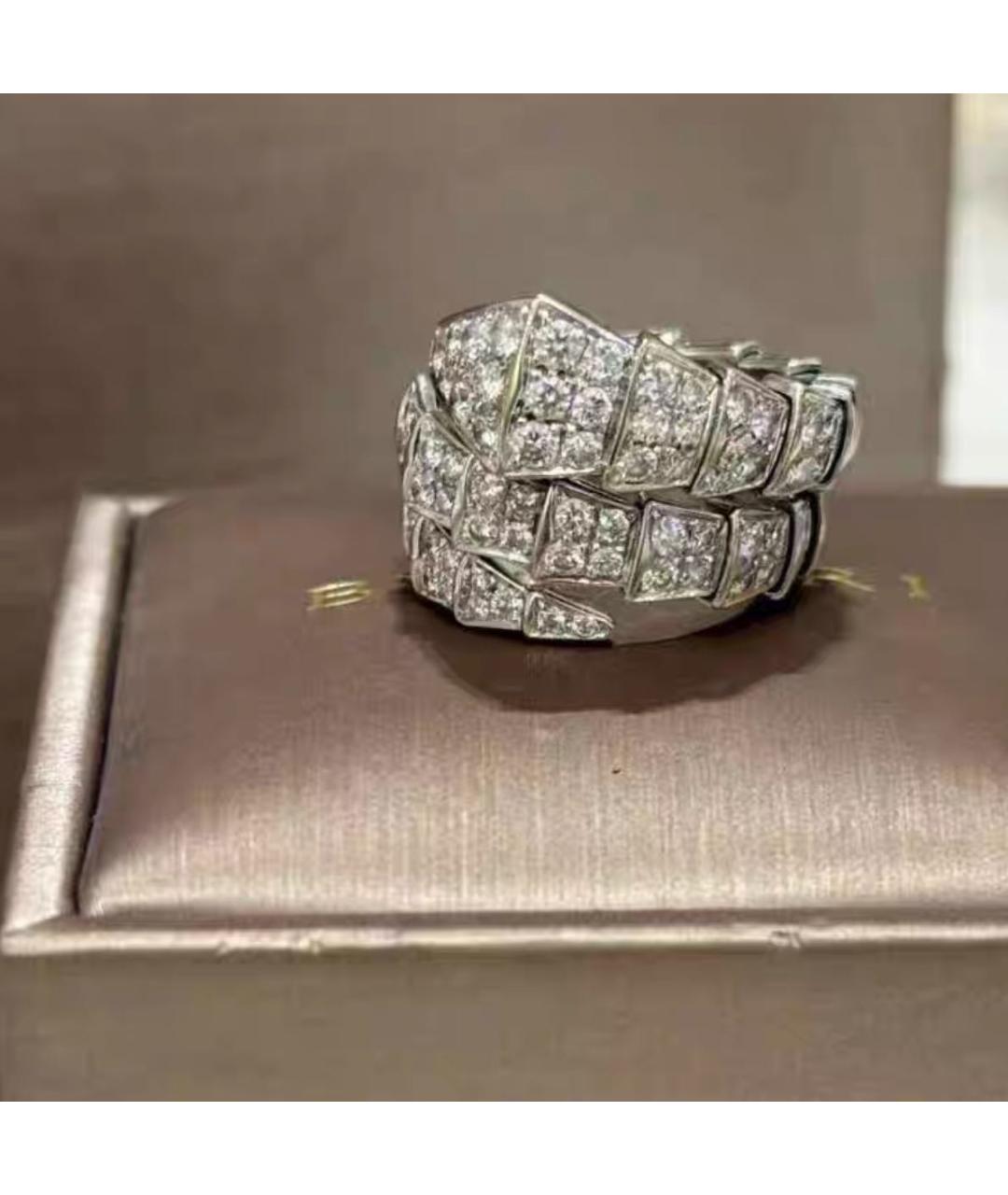 BVLGARI Серебряное кольцо из белого золота, фото 4