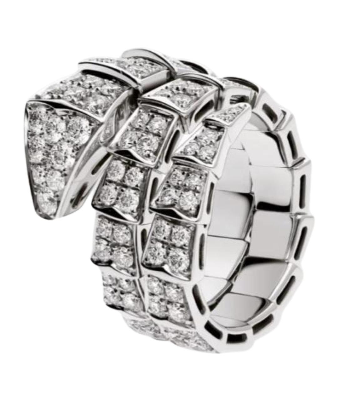 BVLGARI Серебряное кольцо из белого золота, фото 1