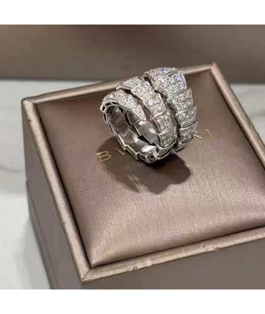 BVLGARI Серебряное кольцо из белого золота, фото 6
