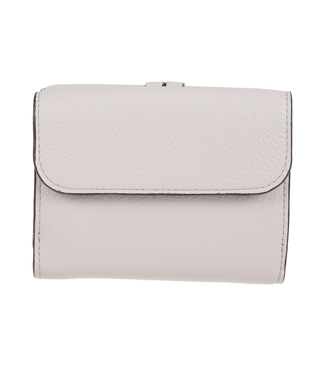 CHLOE Серый кожаный кошелек, фото 2