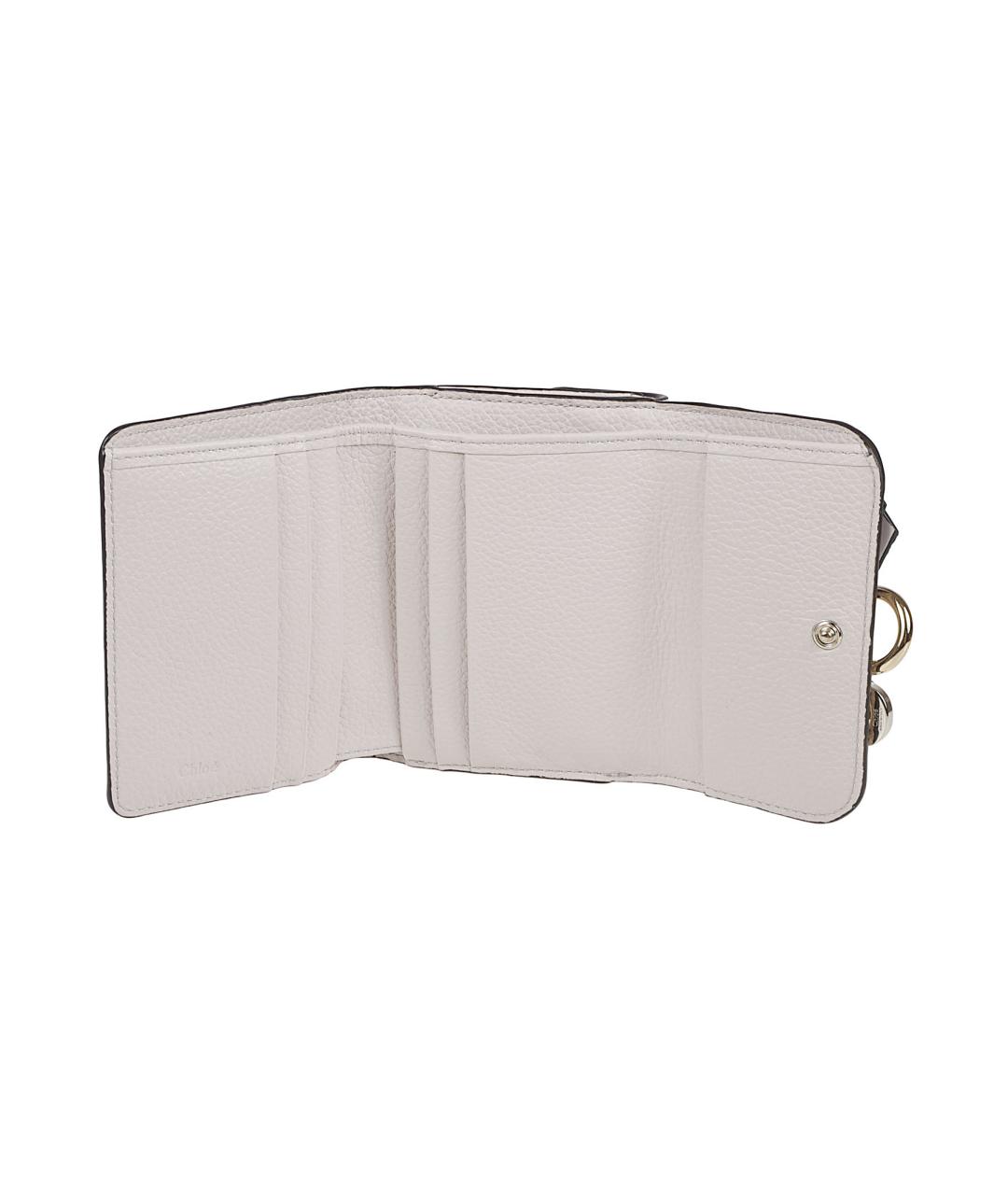 CHLOE Серый кожаный кошелек, фото 3