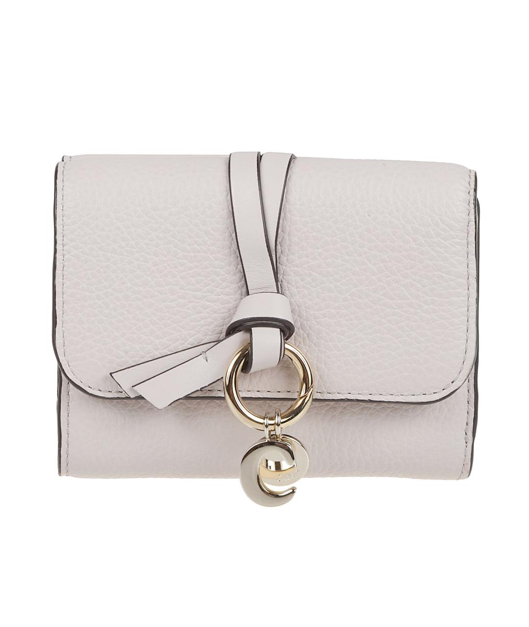 CHLOE Серый кожаный кошелек, фото 1
