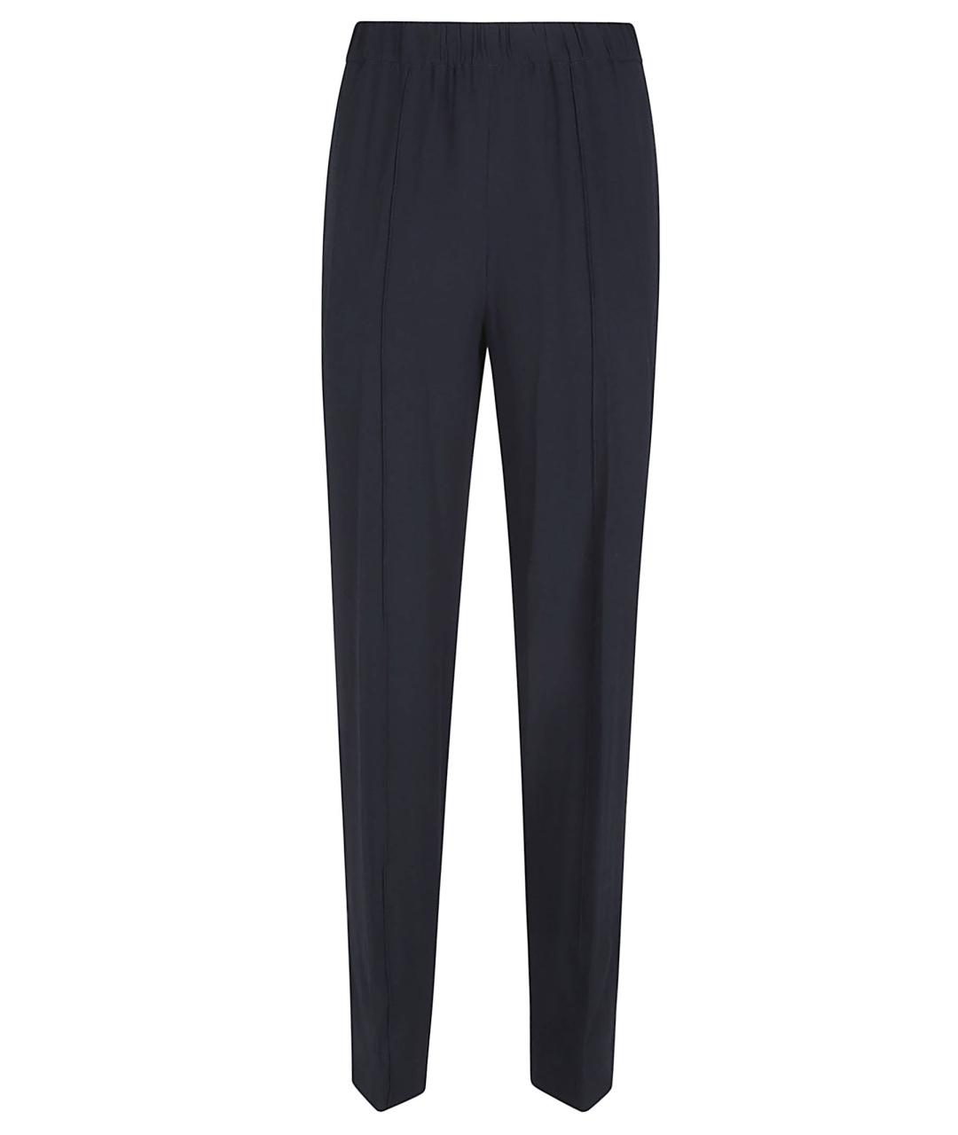 FABIANA FILIPPI Темно-синие вискозные брюки узкие, фото 1