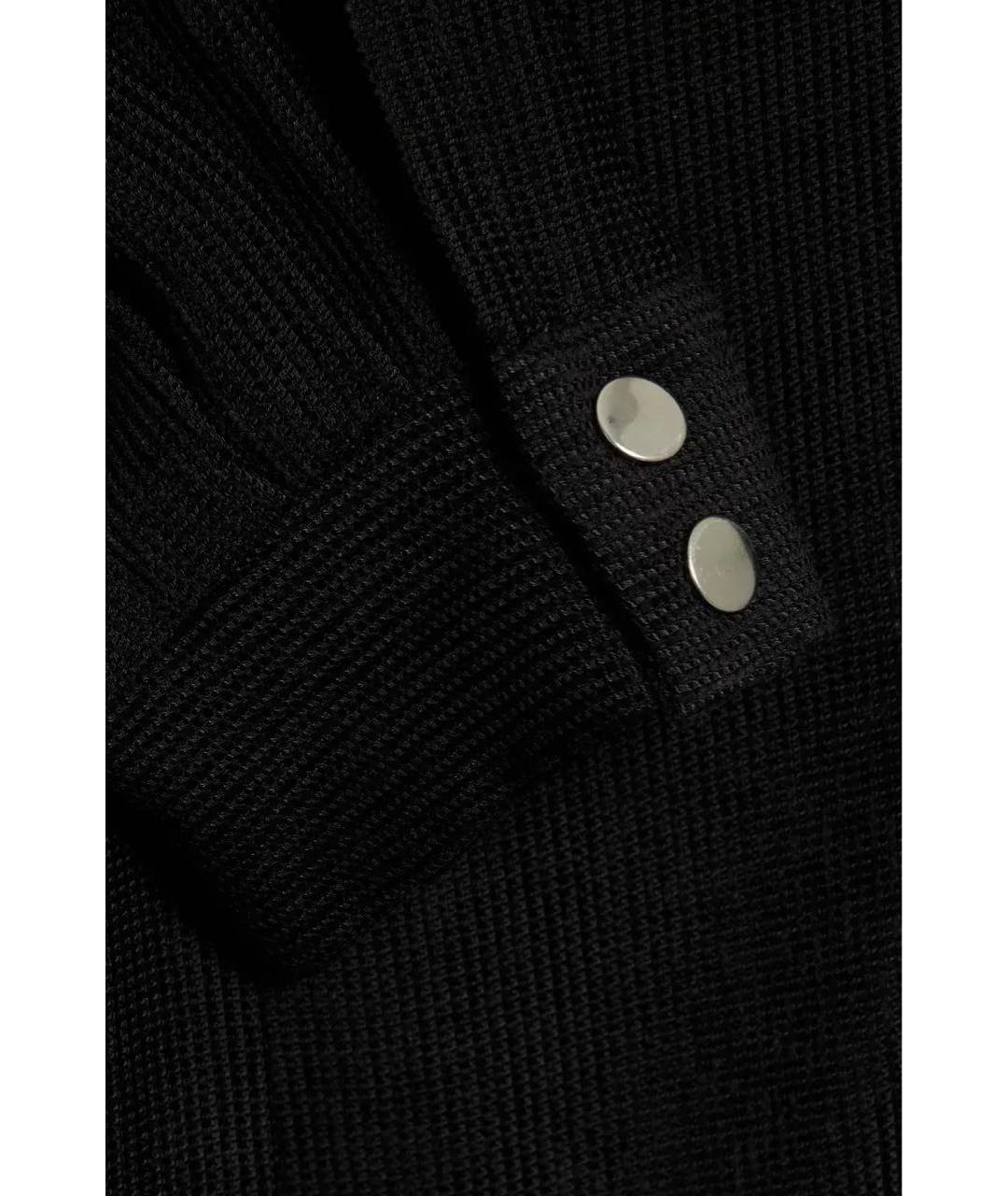 IRO Черное вискозное повседневное платье, фото 4