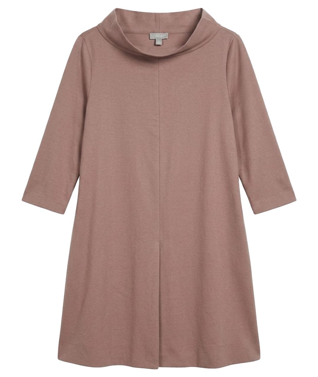 COS Бежевое шерстяное повседневное платье, фото 1