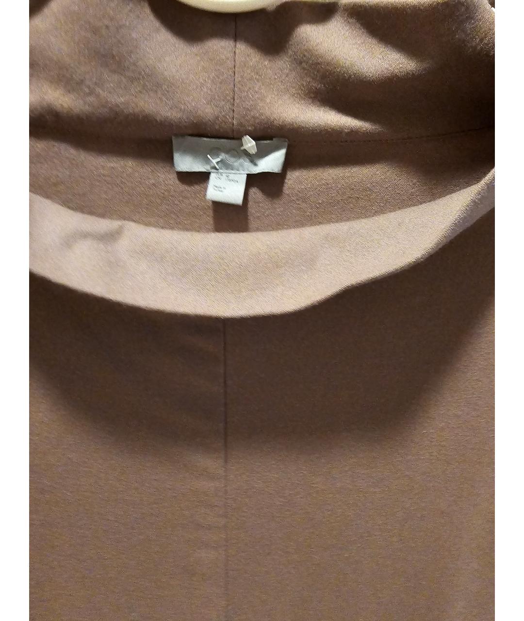 COS Бежевое шерстяное повседневное платье, фото 4