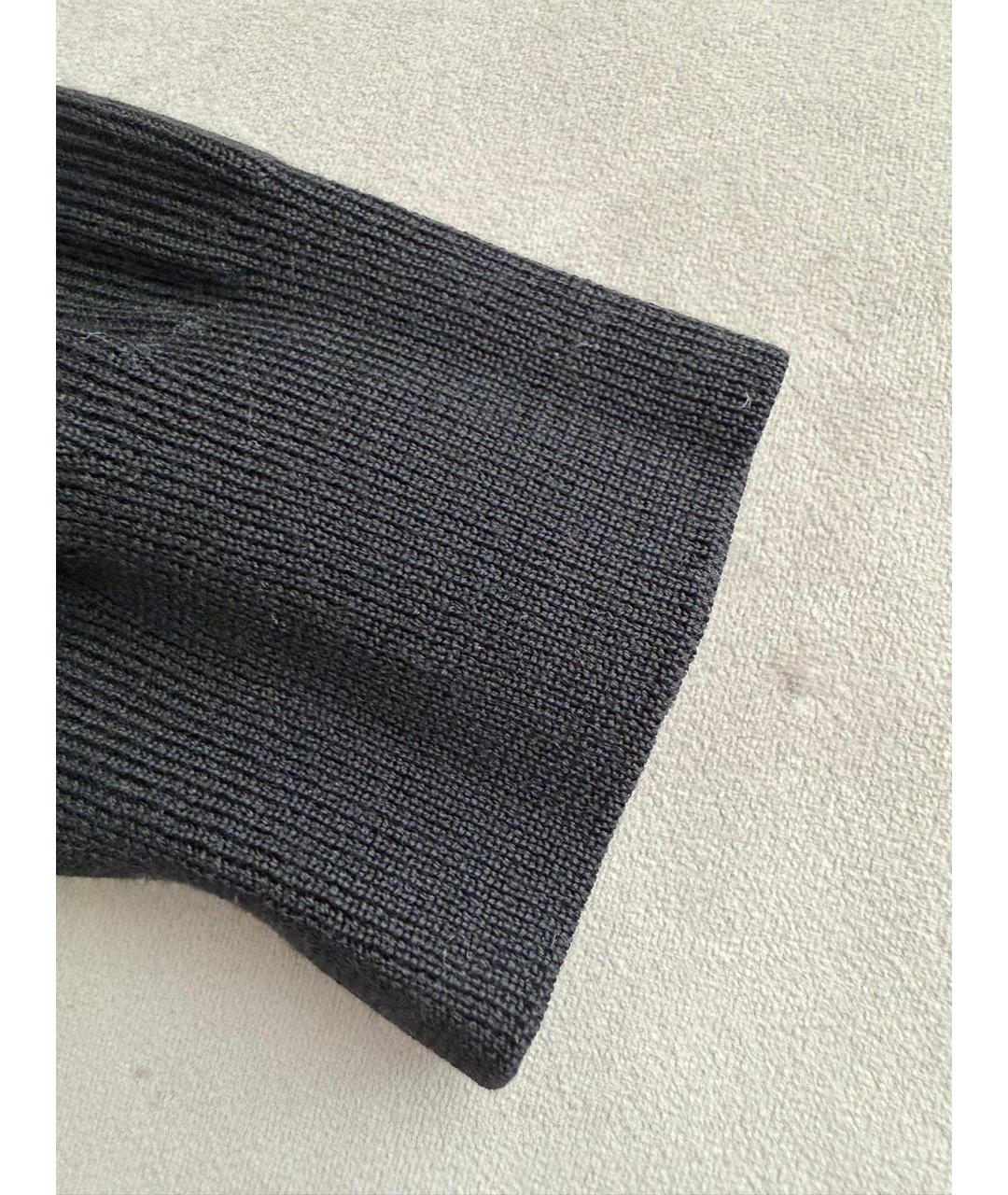 HERMES Черный кардиган, фото 6
