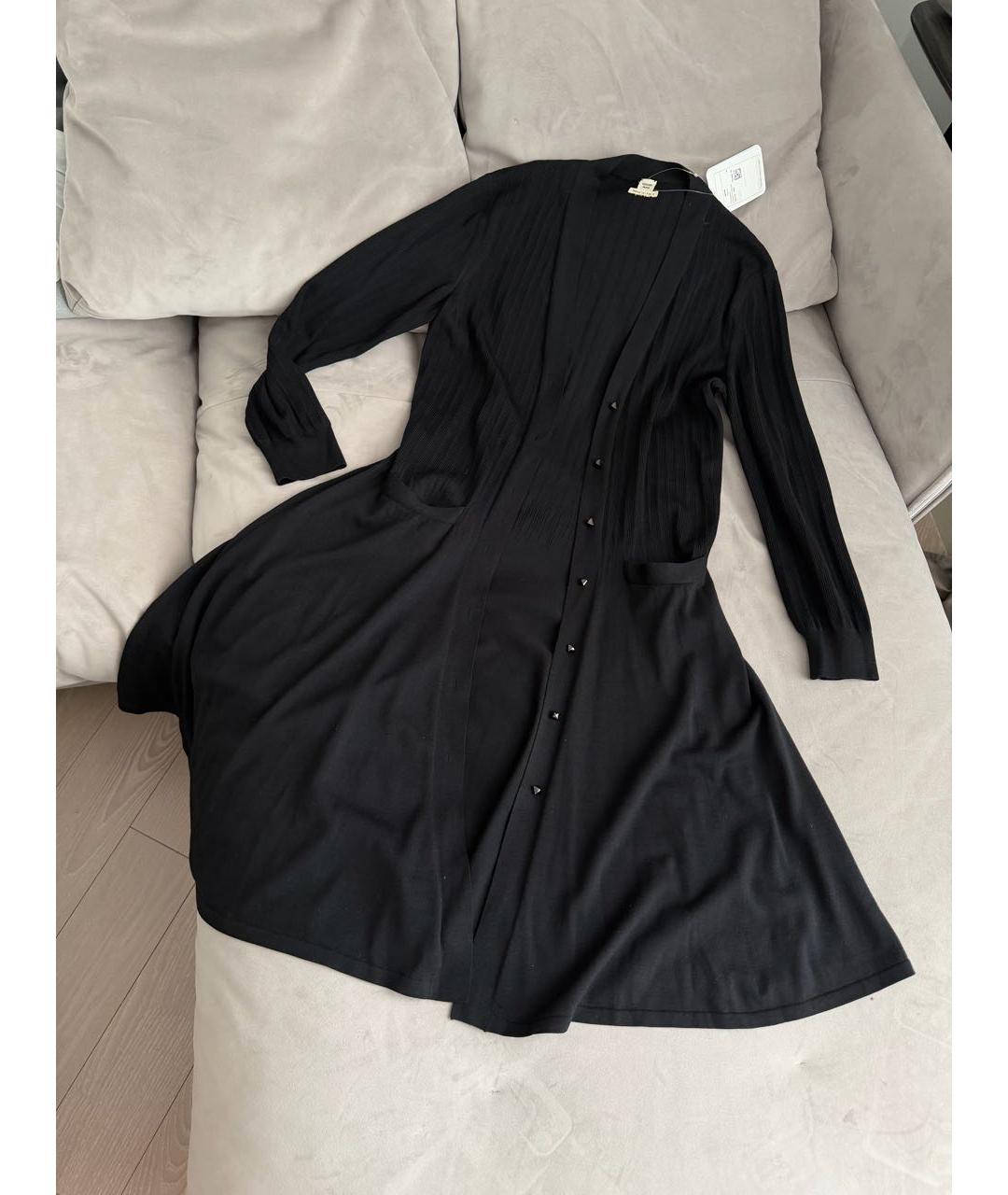 HERMES Черный кардиган, фото 9