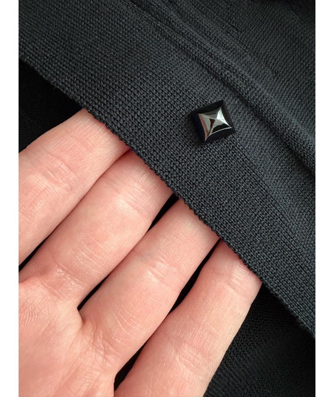 HERMES Черный кардиган, фото 3