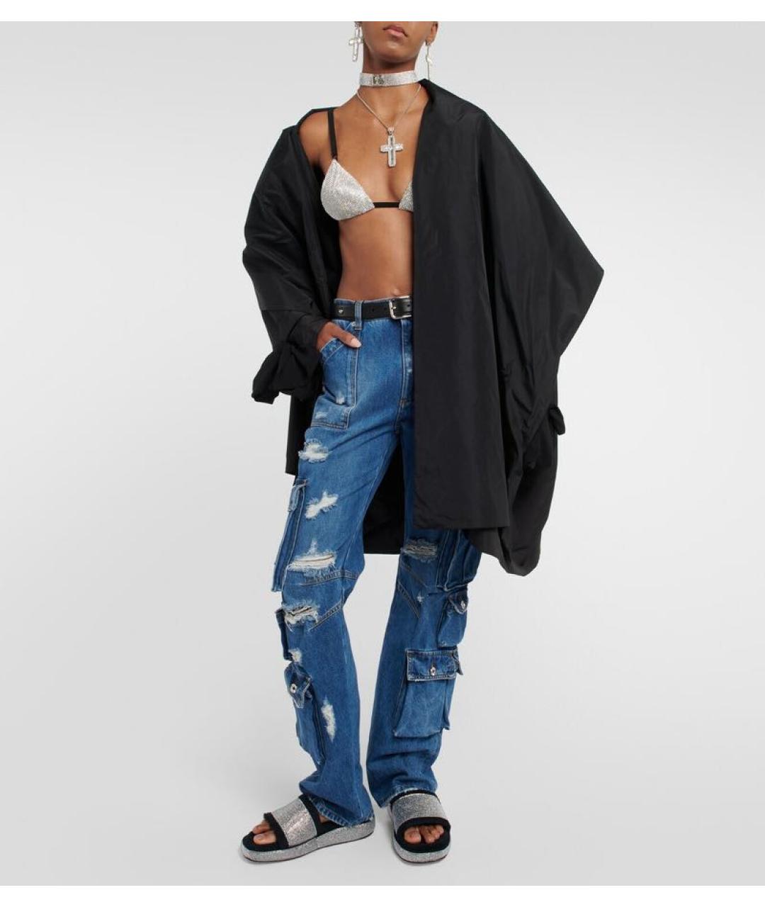 DOLCE&GABBANA Серебряные шлепанцы, фото 4