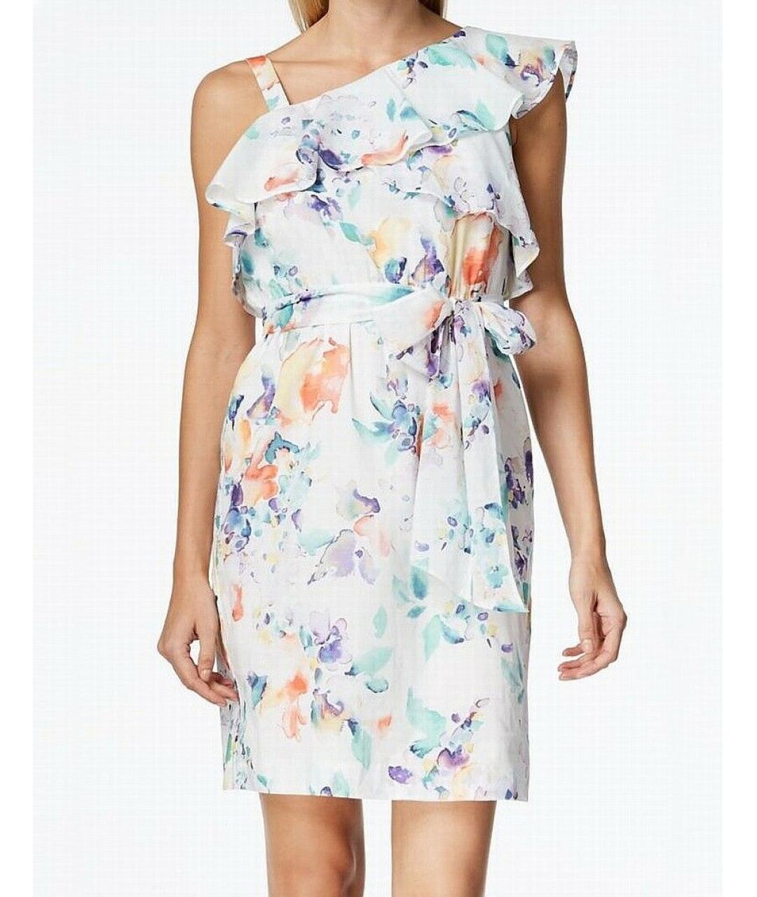 CALVIN KLEIN Мульти хлопковый сарафан, фото 2