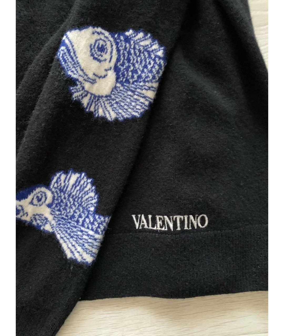 VALENTINO Черный шерстяной джемпер / свитер, фото 4