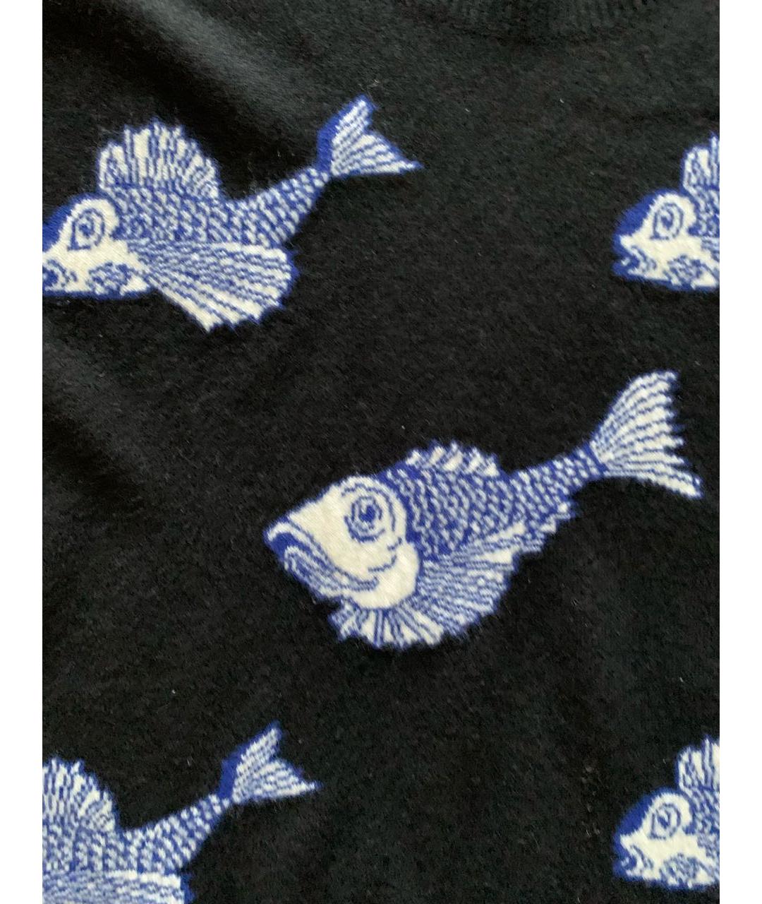 VALENTINO Черный шерстяной джемпер / свитер, фото 5