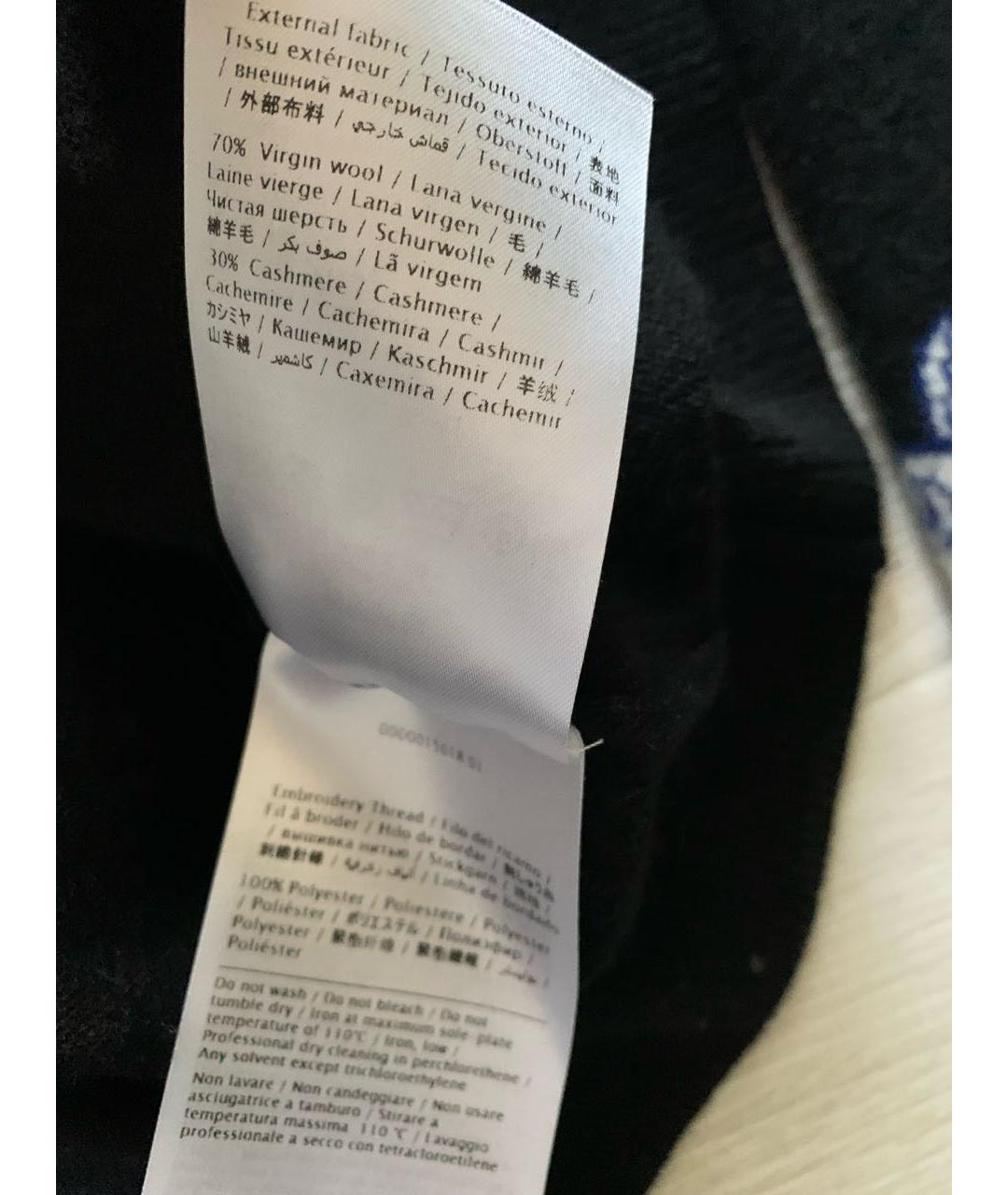 VALENTINO Черный шерстяной джемпер / свитер, фото 7