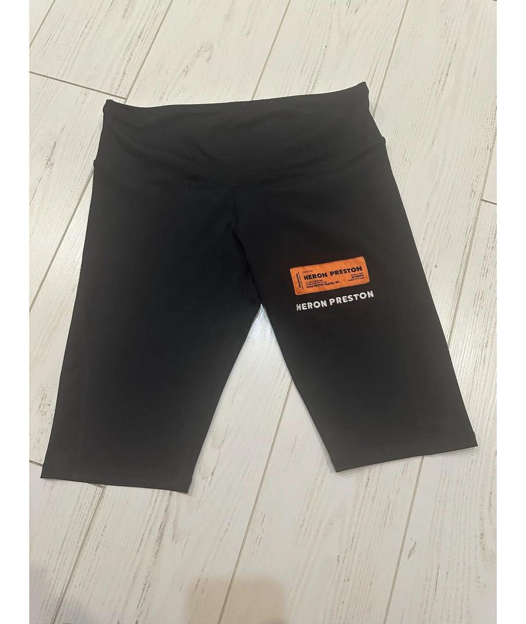 HERON PRESTON Черные леггинсы и велосипедки, фото 5