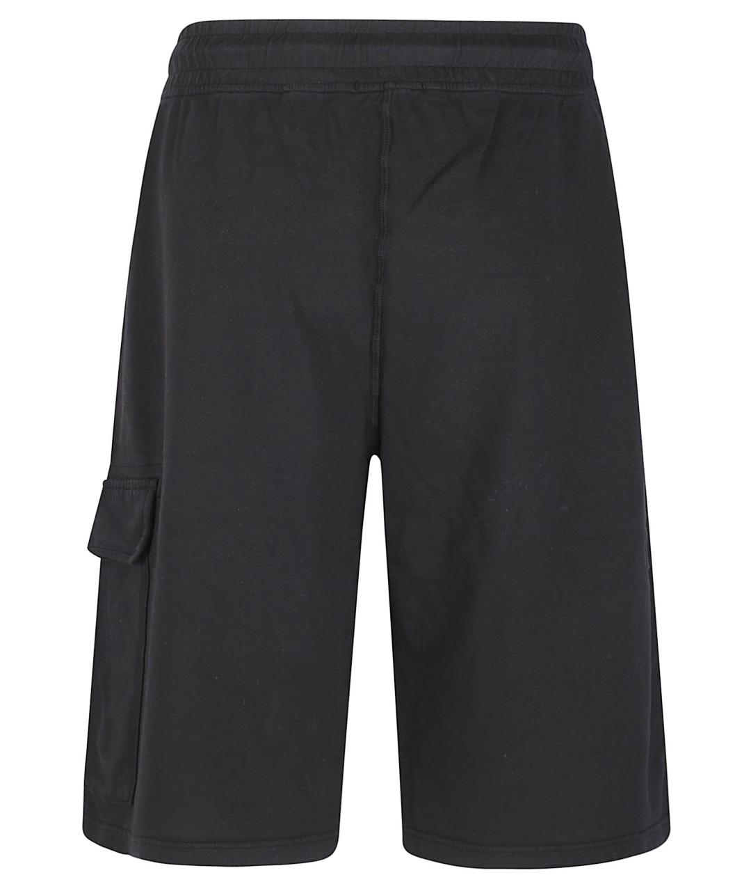 CP COMPANY Черные хлопковые шорты, фото 3