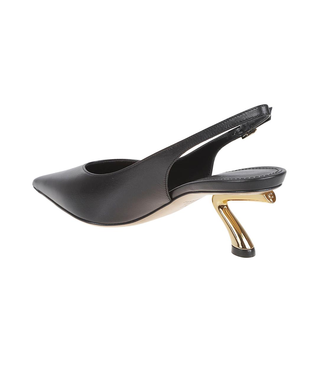 FERRAGAMO Черные кожаные туфли, фото 3