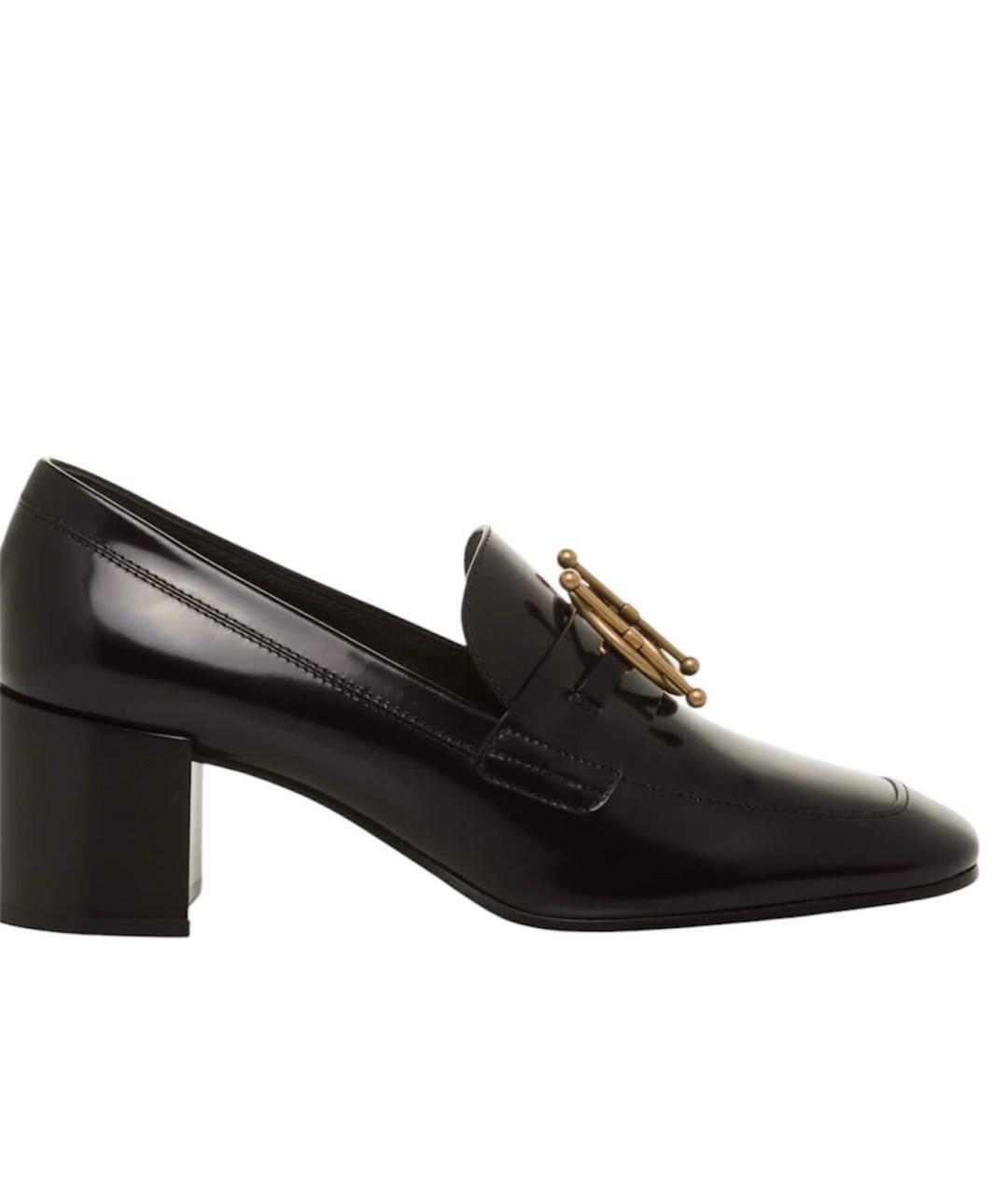 CHRISTIAN DIOR Черные кожаные туфли, фото 5