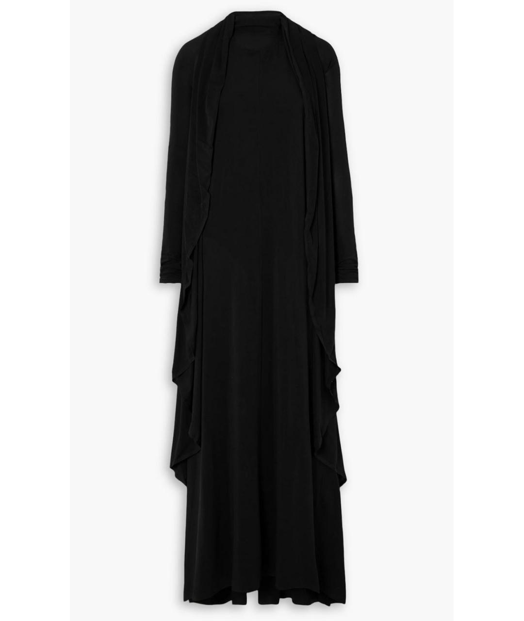 ALAIA Черное вискозное платье, фото 4