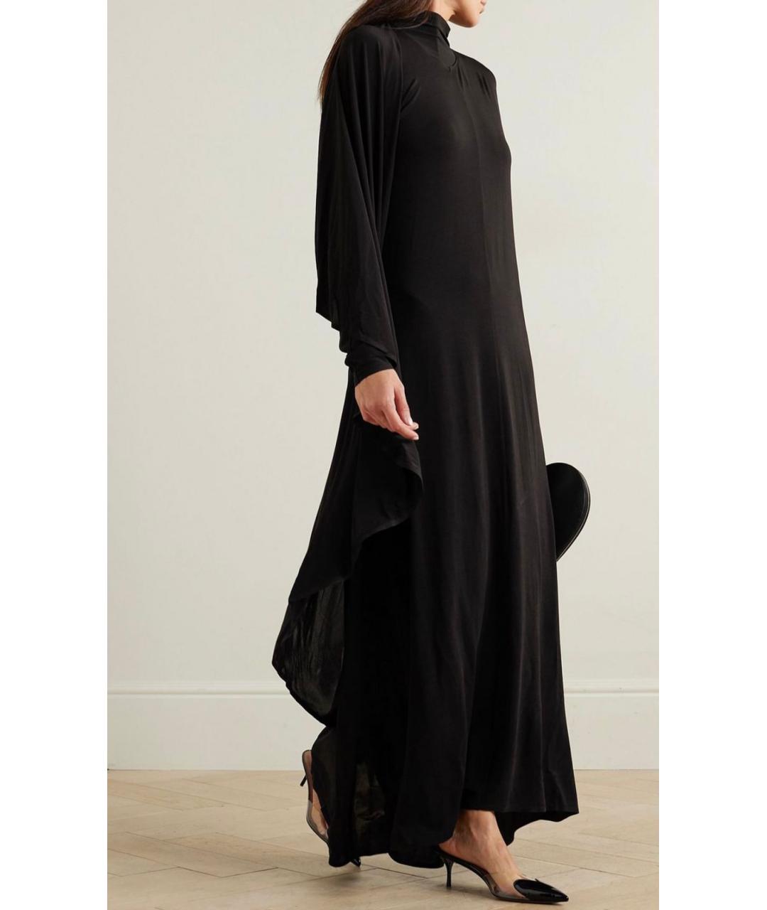 ALAIA Черное вискозное платье, фото 2