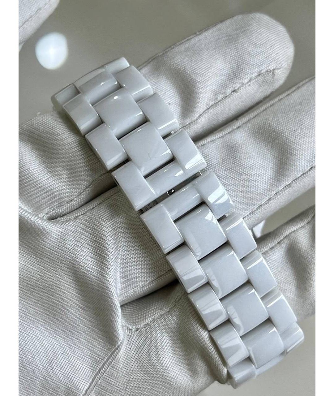 CHANEL Белые керамические часы, фото 4