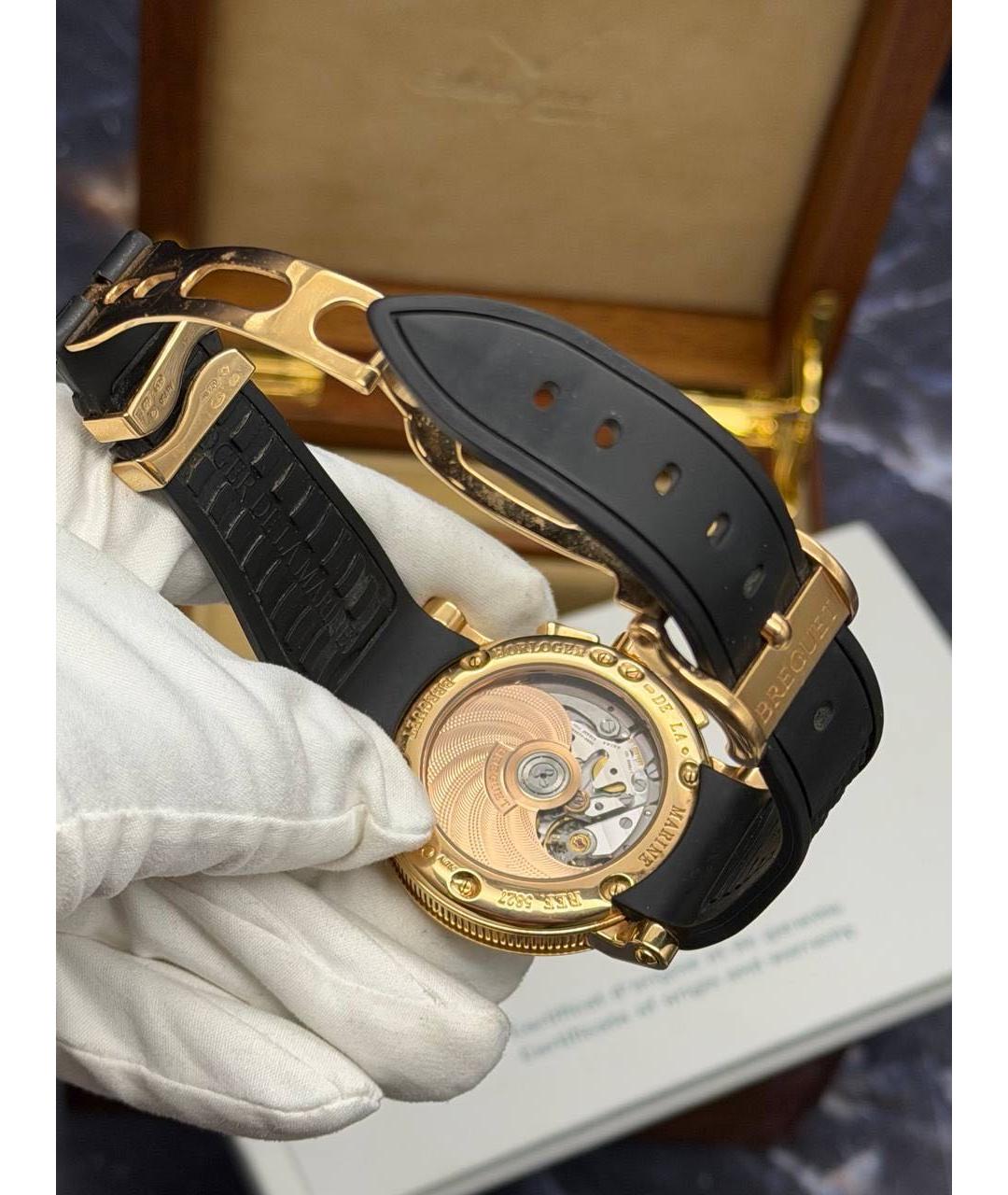 Breguet Черные часы из розового золота, фото 2