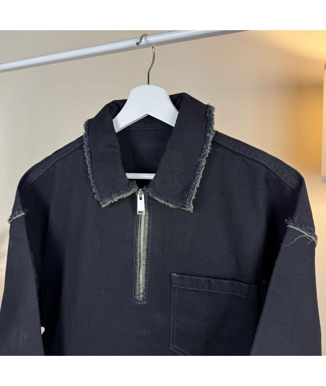 HERON PRESTON Черное поло с коротким рукавом, фото 4