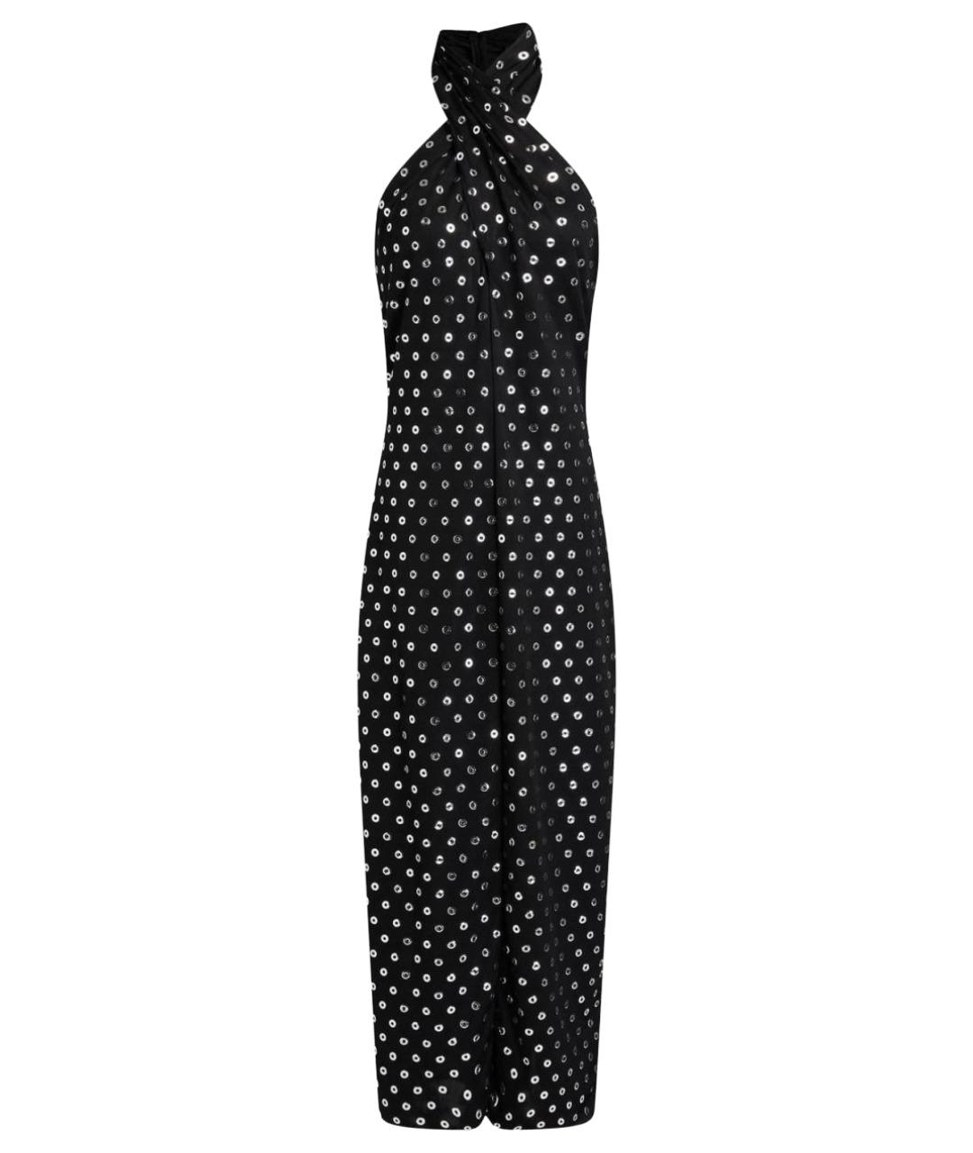 ALAIA Черное вискозное вечернее платье, фото 1