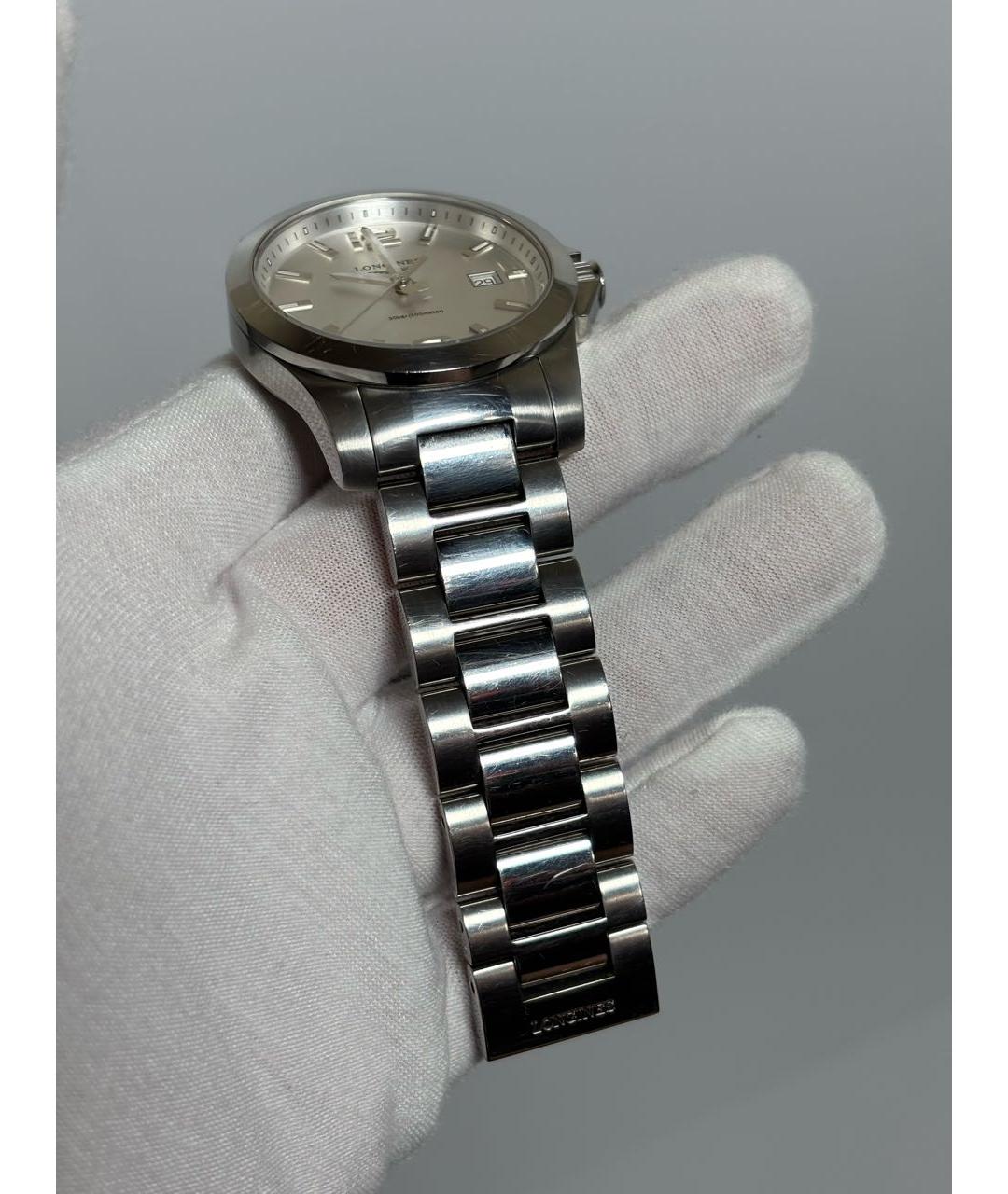 LONGINES Серебряные стальные часы, фото 5