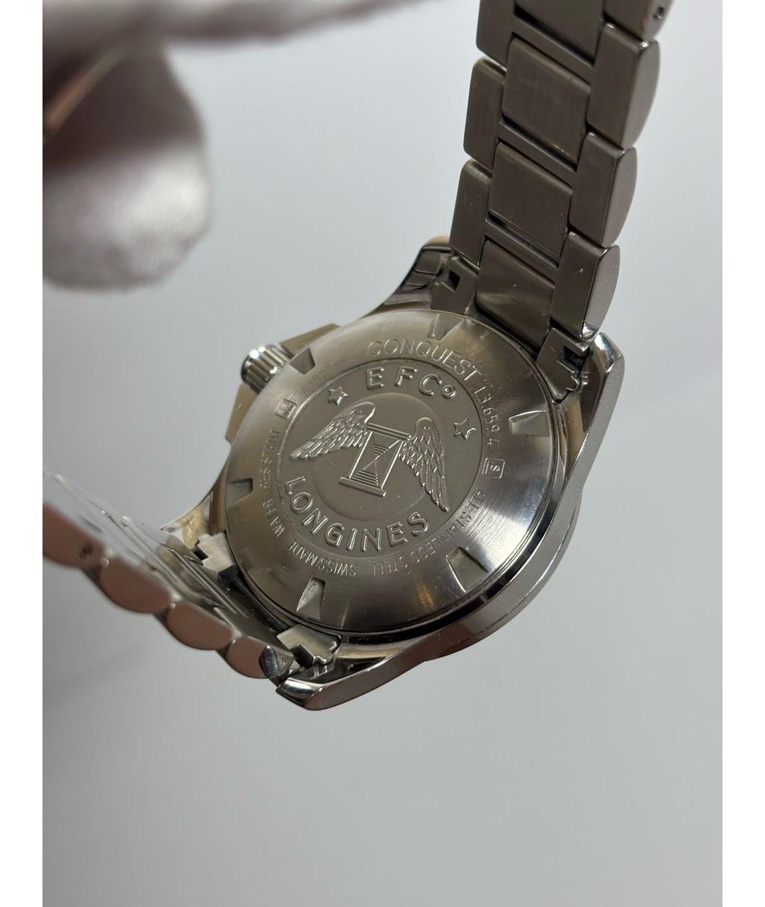 LONGINES Серебряные стальные часы, фото 2