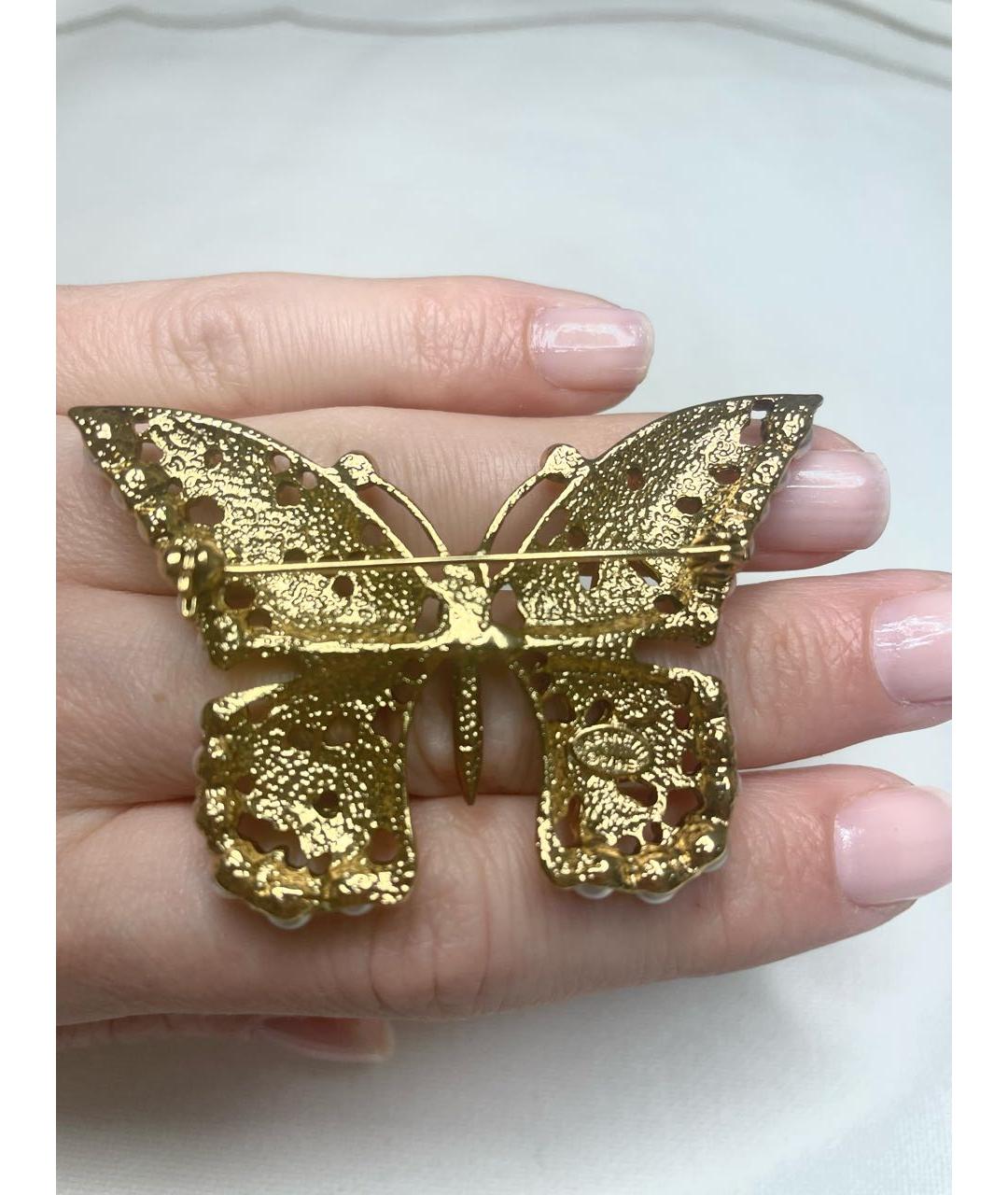 KENNETH JAY LANE Золотая булавка / брошь, фото 3