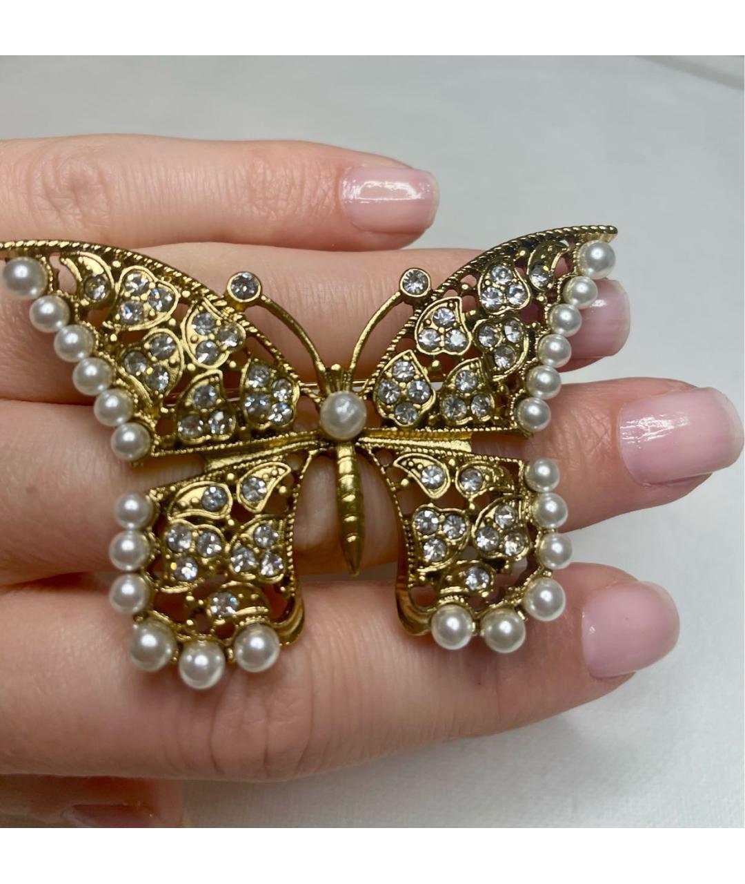 KENNETH JAY LANE Золотая булавка / брошь, фото 5