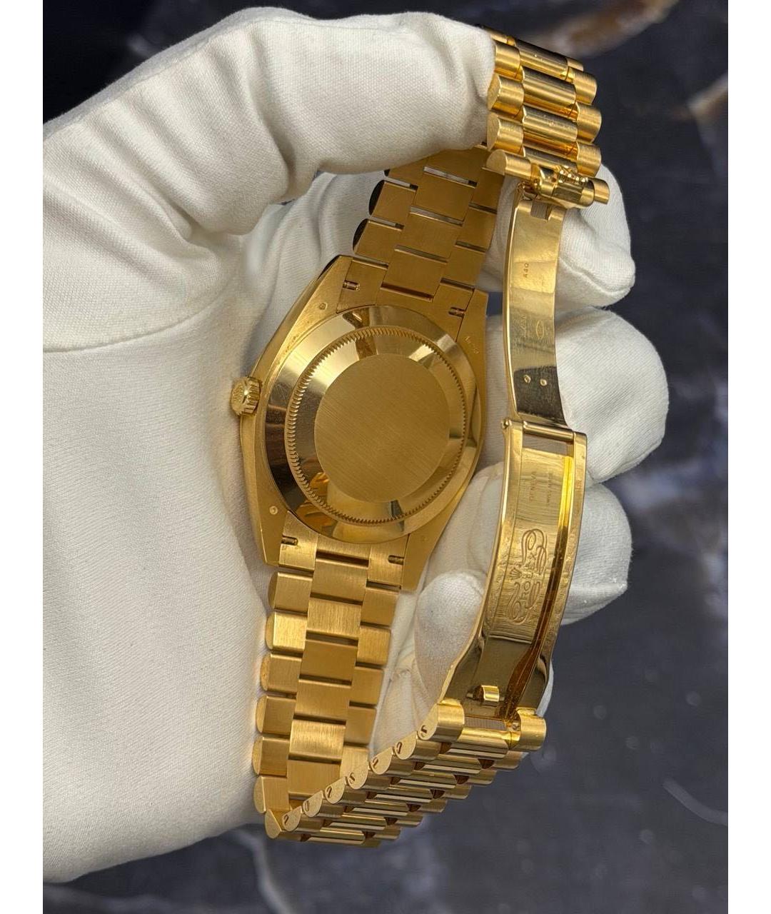 ROLEX Золотые часы из желтого золота, фото 7