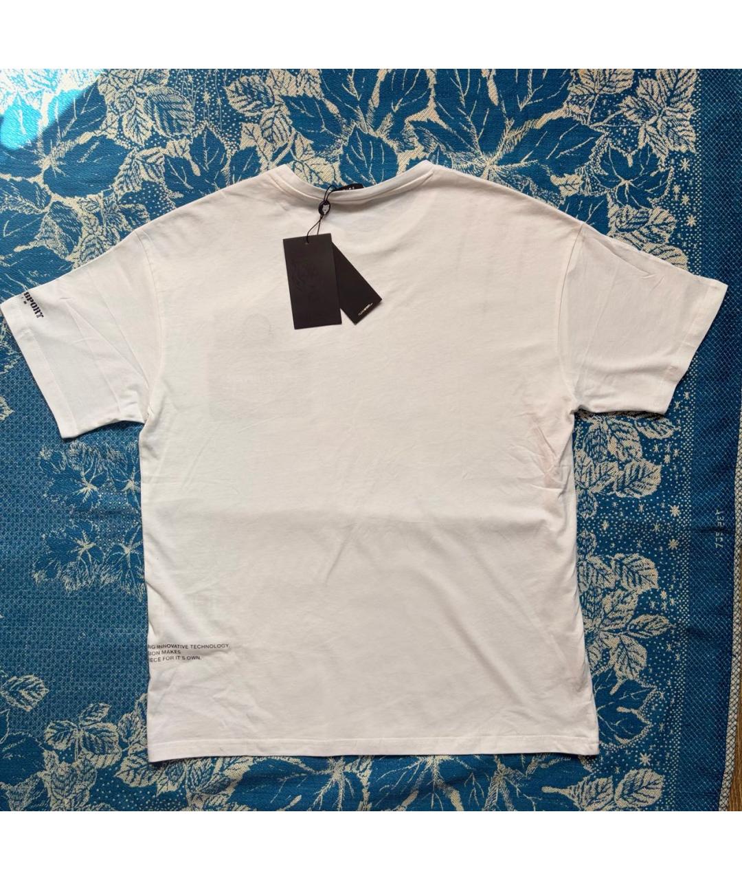 PLEIN SPORT Белая хлопковая футболка, фото 4