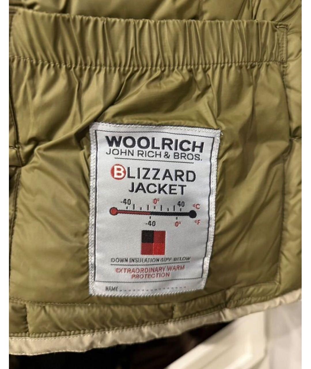 WOOLRICH Хаки пуховик, фото 4
