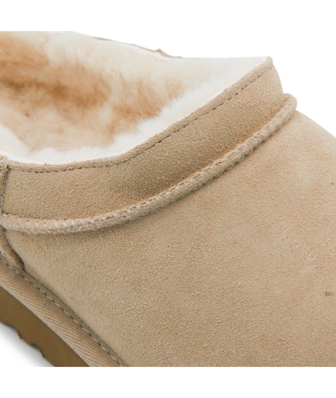 UGG AUSTRALIA Бежевые кожаные сапоги, фото 4