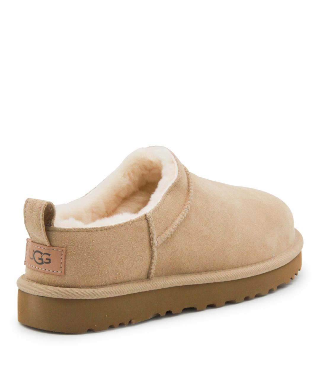 UGG AUSTRALIA Бежевые кожаные сапоги, фото 3