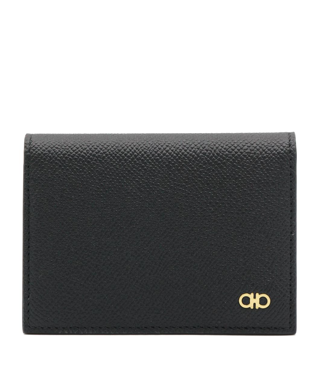 FERRAGAMO Черный кошелек, фото 1