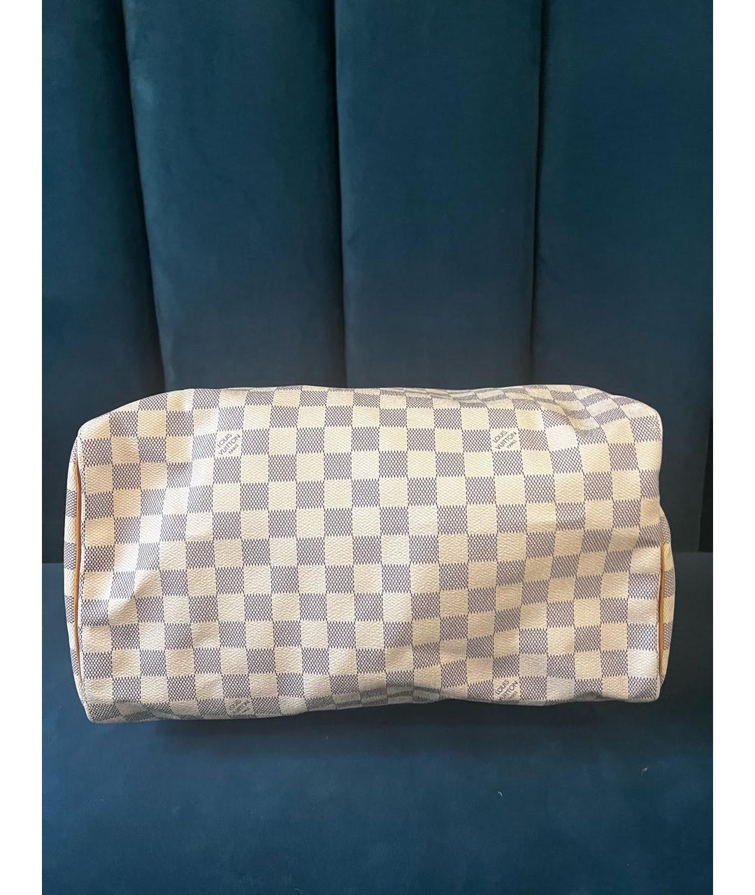 LOUIS VUITTON Белая сумка с короткими ручками, фото 2