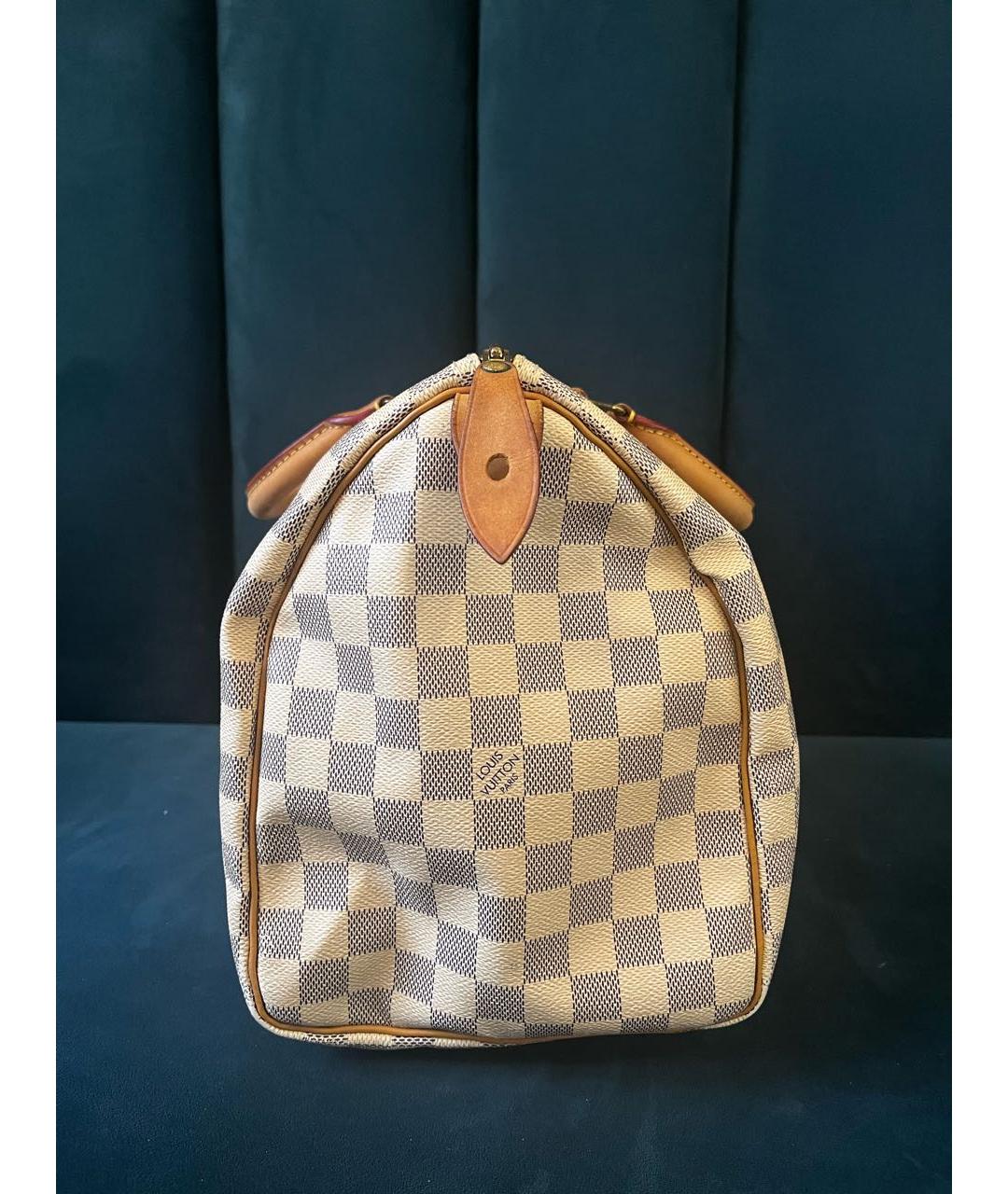 LOUIS VUITTON Белая сумка с короткими ручками, фото 5